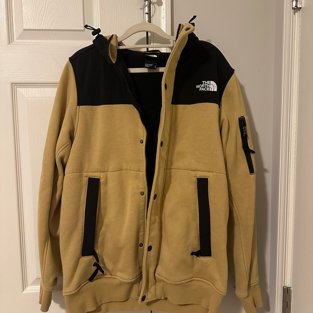 The North Face Men's Tan and Black Jacket